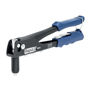 Pinza per rivetti Rapid RP10, blu e nera, per connessioni precise.