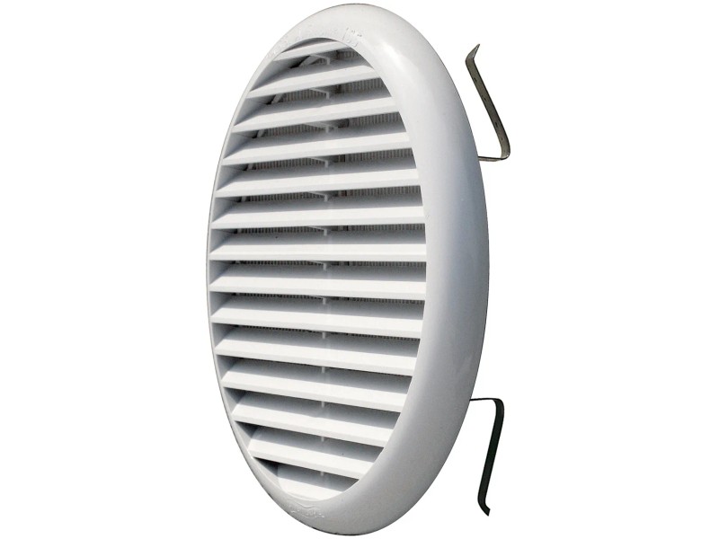 Griglia Di Aerazione Tonda Con Molle In Rame Diam. 106