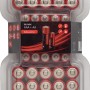 Confezione da 50 batterie alcaline AAA e AA per dispositivi ad assorbimento costante.