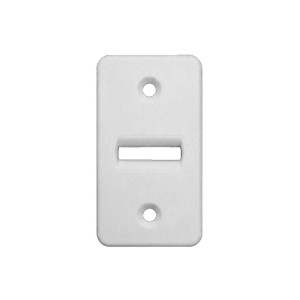 Guidacinghia tapparelle trasversale nylon supporto circolare bianco