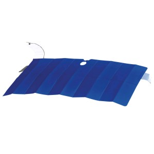 Parasole auto blu per parabrezza, accessorio interno auto.