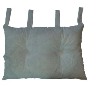 Cuscino per sedia t.b.t. chiaro con tre passanti per il fissaggio.