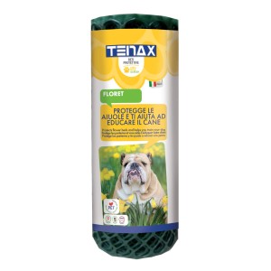 Rete verde per recinzione giardino t.b.t. per proteggere aiuole e addestrare cani.