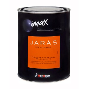 Barattolo di pittura effetto oro Jaràs per decorazioni murali creative.