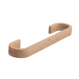 t.b.t. Porta asciugamani in legno chiaro, accessori bagno moderni.