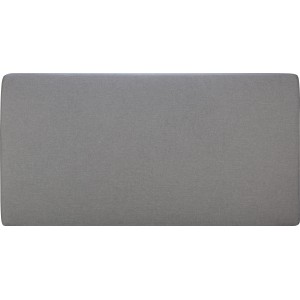 Cuscino grigio 100x140x70 cm per set lounge angolare Lipson. Comodo cuscino per sedia da giardino.