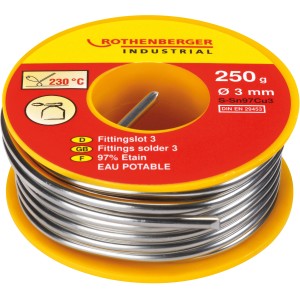Stagno in filo ROTHENBERGER 250 g, 3 mm