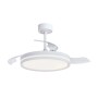 Plafoniera ventilatore LED Luna 5710 lm 3000-5000 K Ø106x 32,5x45 cm