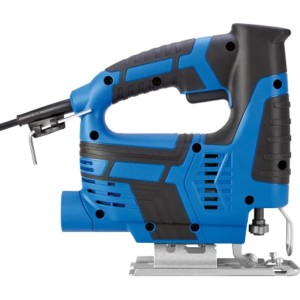 Seghetto alternativo LUX E-STS-23 blu con lama per metallo e attacco aspirapolvere.