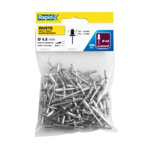 Rivetti Rapid Standard Ø4.8 x 10 mm Confezione da 100 Pezzi