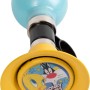 Clacson per bici giallo con motivo Looney Tunes per bici da bambini.
