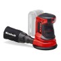 Levigatrice rotorbitale a batteria Einhell Power X-Change TE-RS 18 Li Solo (senza batteria/caricabatterie) con sacco raccoglipolvere.