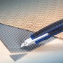 Cutter LUX Comfort 9 mm taglia cartone ondulato. Include 5 lame.