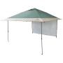 Coleman FastPitch OnePush Shelter L, tenda da campeggio verde e bianca con borsa.
