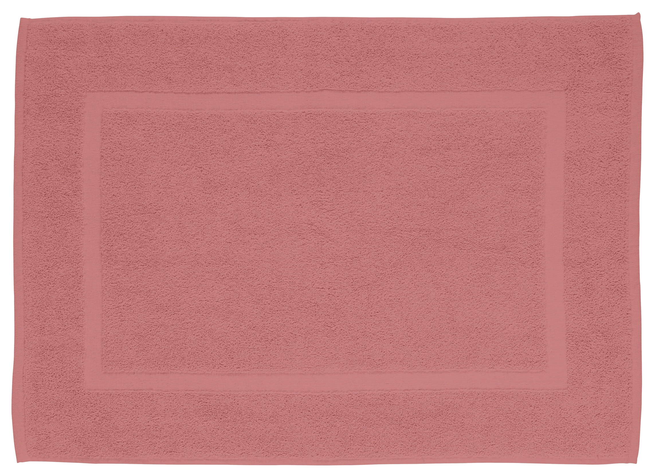 Tappeto bagno Paradise in cotone 100% 50x70 rosa antico