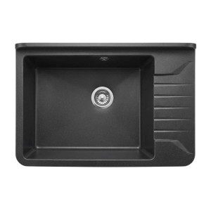 Lavello servizio 1 vasca a parete Idrostile 350x252 mm Grafite