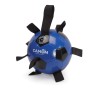 Pallone da calcio blu, robusto gioco da masticare t.b.t. per cani.