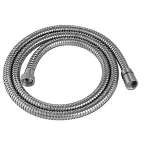 Tubo doccia flessibile in metallo per rubinetti doccia.