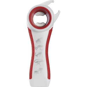 Culinario Multi-apribottiglie 5 in 1, vari colori, per aprire bottiglie, lattine e barattoli.