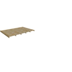 Pavimento in legno H400L400xP5 cm