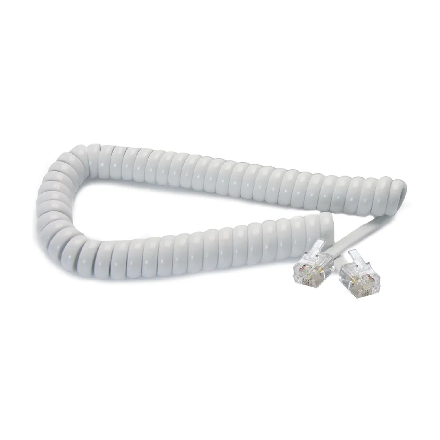 Cavo cornetta telefono RJ10 4p/2C a spirale 2 m bianco acquista da OBI