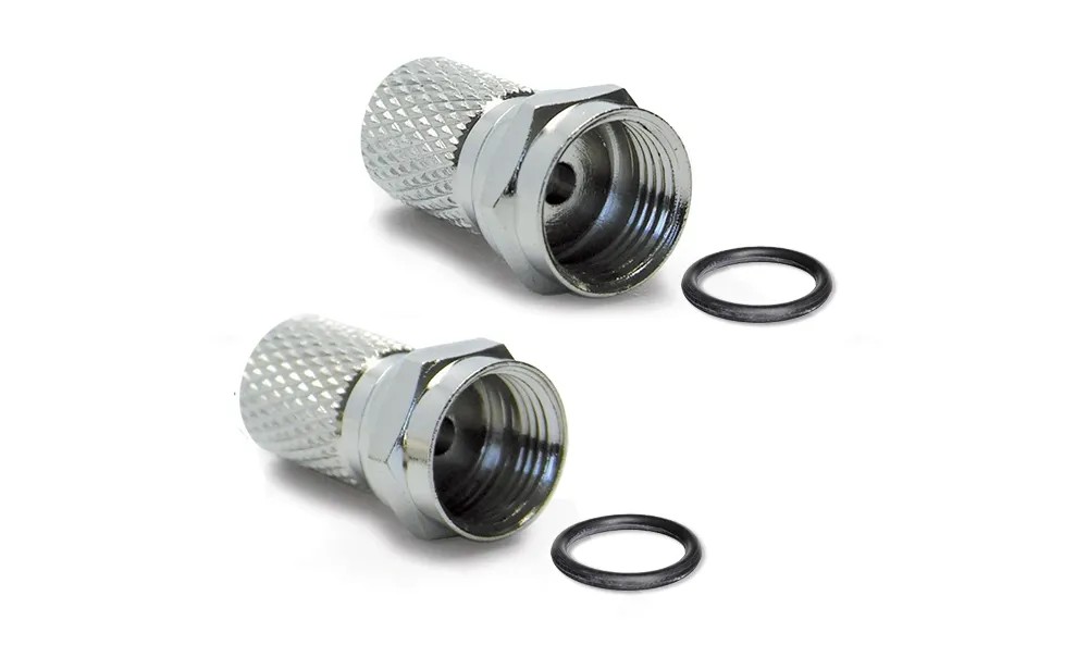 10 Connettori Satellite Tipo F Per Cavo Coassiale RG6 - Twist On - Foto 13