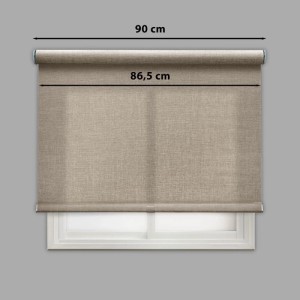 Tenda a rullo Berlin filtrante 90x250 cm marrone