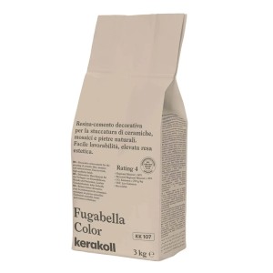 Fugabella Color Kerakoll, stucco per fughe, sacco per piastrelle, mosaici e pietra naturale.
