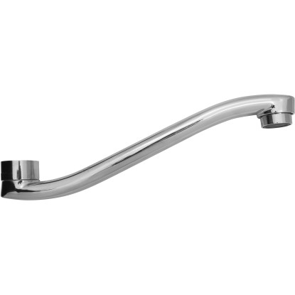 Bocca curva per miscelatore con rompigetto