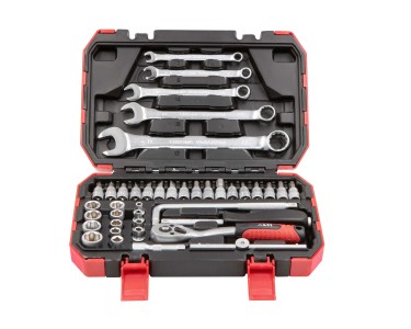 Kit 36 Bussole Esagonali Misure Imperiali In Pollici E Metriche Per Pistola Pneumatica. Clarke - Foto 12