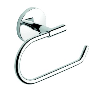 Porta carta igienica t.b.t. cromato per montaggio a parete.