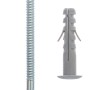 Fischer tassello ad espansione 8/6 K con gancio angolare, 2 pezzi, per fissaggi leggeri.