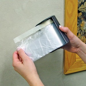 t.b.t. pistola a spruzzo in uso, dettaglio della manipolazione.