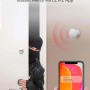 Telecamera di videosorveglianza t.b.t. con rilevatore di movimento e notifica app.
