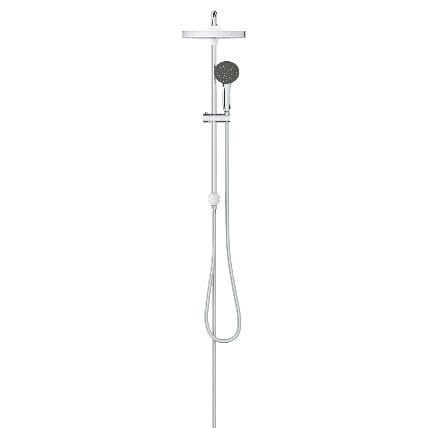Grohe QuickFix Vitalio Start 250 Cube set doccia con soffione e doccetta, montaggio a parete.