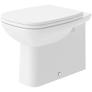 WC Filo Muro t.b.t. bianco sospeso con brida chiusa.