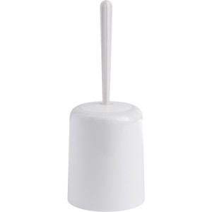 Set scopino WC bianco t.b.t. per il bagno.