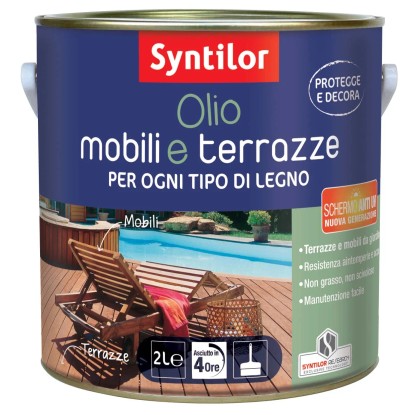 Olio saturatore Syntilor per pavimenti e mobili in legno 1 l