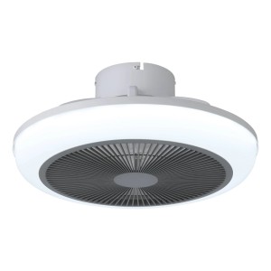 Plafoniere LED moderna t.b.t. con ventilatore integrato.