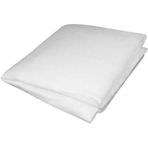 Filtro in pile bianco t.b.t., piegato.