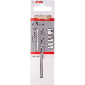Punta per legno Bosch Pro, 5 mm, per fori precisi nel legno.