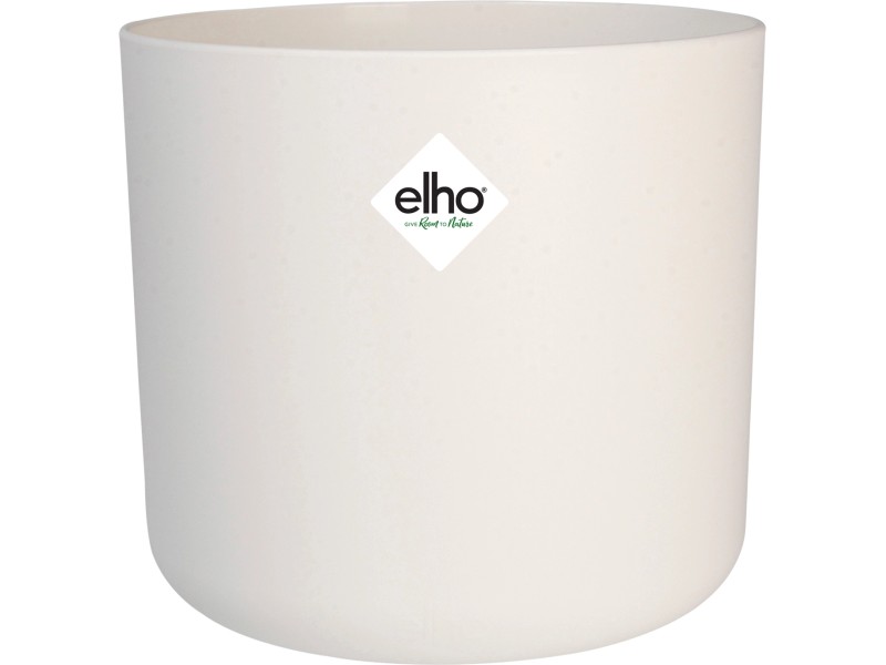 Vaso per piante rotondo Elho B.For Soft Ø 13,8 cm bianco