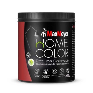 Pittura home color superlavabile igienizzante scarlet 0,75 l