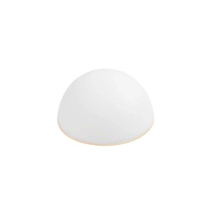 Fermaporta t.b.t. bianco, semisferico.