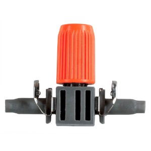 Gardena gocciolatore di fila regolabile per Micro-Drip-System, per irrigare file di piante.
