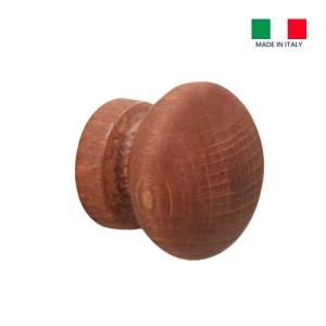 Pomolo mobili faggio tinto Ø 43 mm ciliegio
