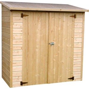 Casetta da giardino Albecove Sp 12 mm H183xL182XP91 cm