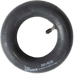 Camera d'aria nera t.b.t. 200x45/50 con valvola per bici.