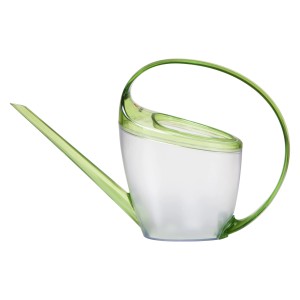 Annaffiatoio Scheurich Loop, trasparente/verde, 1,4 l. Annaffiatoio in plastica con beccuccio lungo.