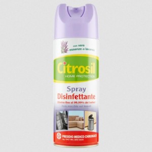 Spray disinfettante Citrosil per la pulizia della casa.